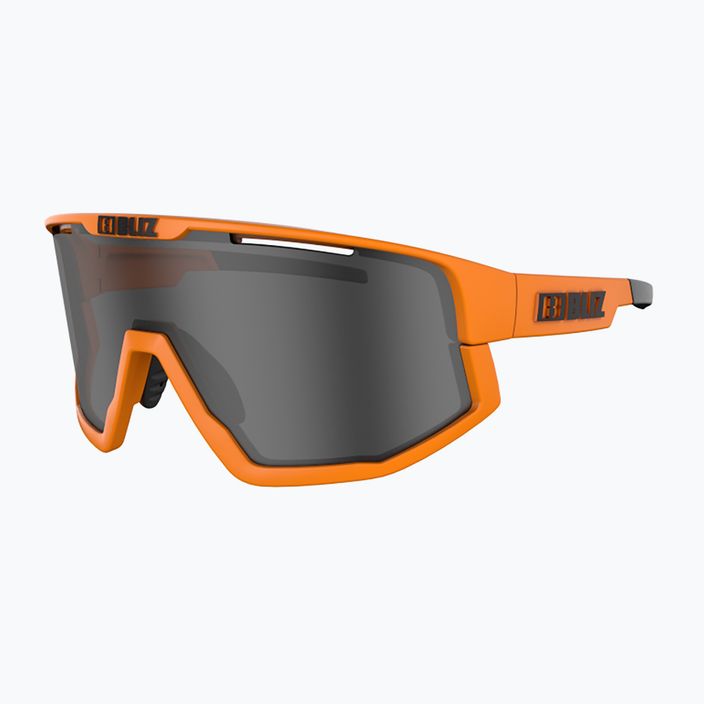 Велосипедні окуляри Bliz Fusion S3 матові неонові оранжеві/димчасті 2