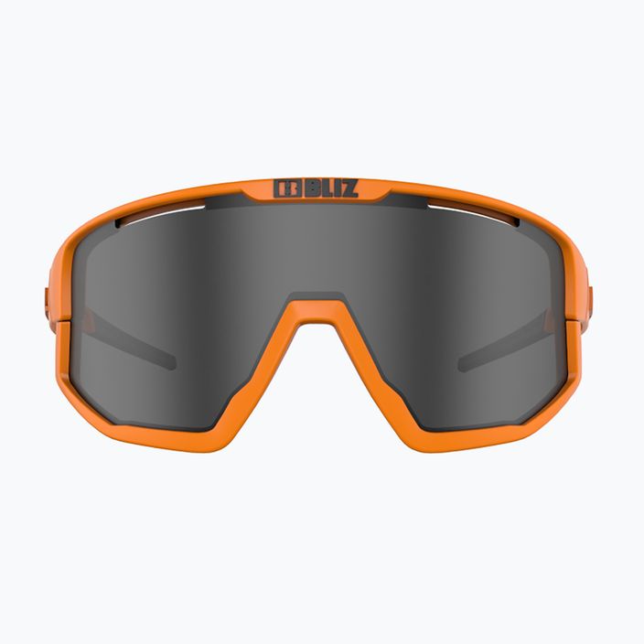 Велосипедні окуляри Bliz Fusion S3 матові неонові оранжеві/димчасті 3