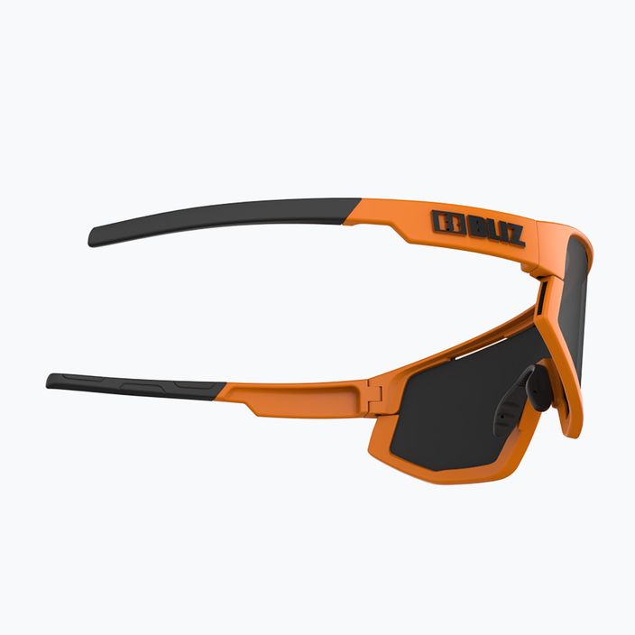 Велосипедні окуляри Bliz Fusion S3 матові неонові оранжеві/димчасті 5