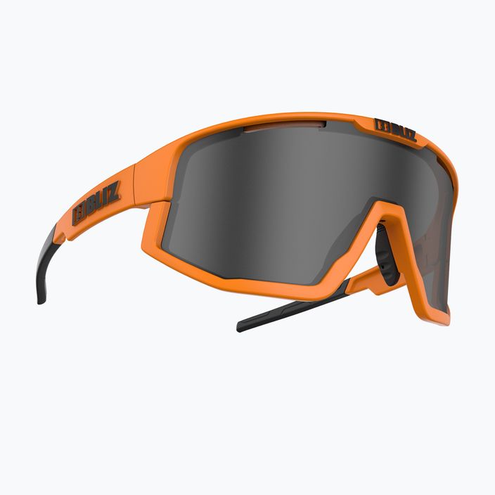 Велосипедні окуляри Bliz Vision S3 матові неонові оранжеві/димчасті 3