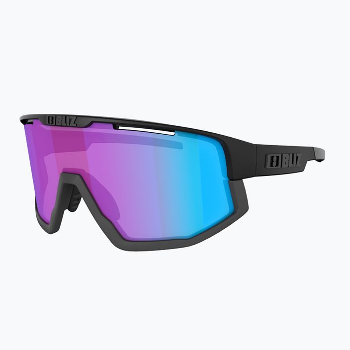 Велосипедні окуляри Bliz Fusion Nano Optics Nordic Light S2 матові чорні/бегонія/фіолетово-блакитні 4