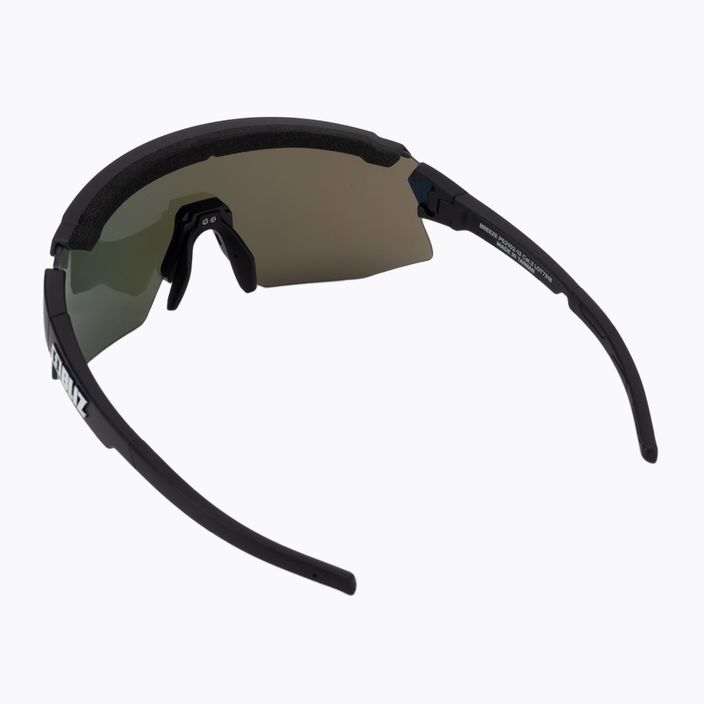 Велосипедні окуляри Bliz Breeze S3+S0 матові чорні/коричнево-сині мульти/прозорі 3