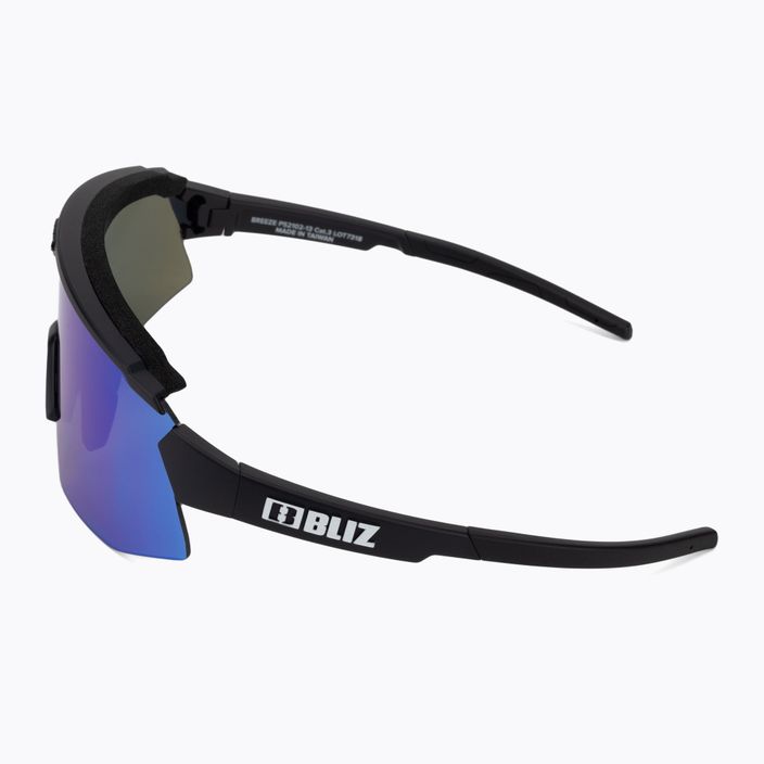 Велосипедні окуляри Bliz Breeze S3+S0 матові чорні/коричнево-сині мульти/прозорі 5