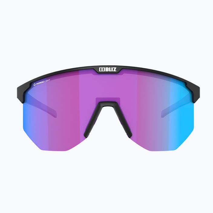 Велосипедні окуляри Bliz Hero Nano Optics Nordic Light S2 матові чорні/світла бегонія/фіолетово-сині мульти 4