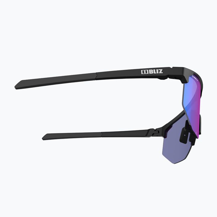 Велосипедні окуляри Bliz Hero Nano Optics Nordic Light S2 матові чорні/світла бегонія/фіолетово-сині мульти 5