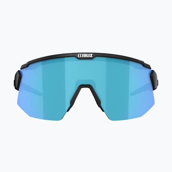 Велосипедні окуляри Bliz Breeze Small S3+S0 матові чорні/коричнево-сині мульти/прозорі 3