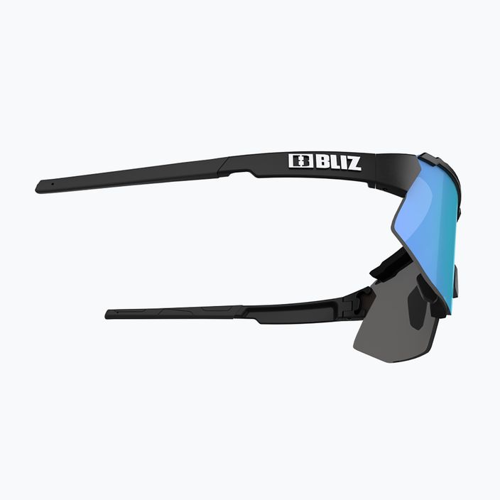 Велосипедні окуляри Bliz Breeze Small S3+S0 матові чорні/коричнево-сині мульти/прозорі 4