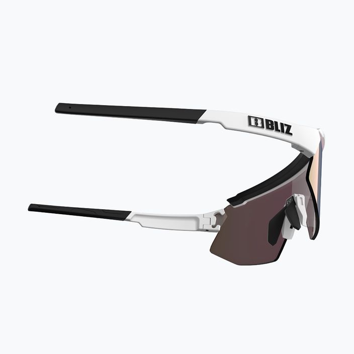 Велосипедні окуляри Bliz Breeze Small S3+S0 матові білі/коричневі рожеві мульти/прозорі 5