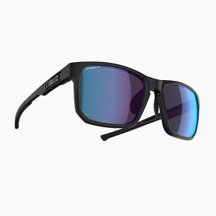 Велосипедні окуляри Bliz Ignite Nordic Light S3 матові чорні/бегонія/фіолетово-блакитні 2
