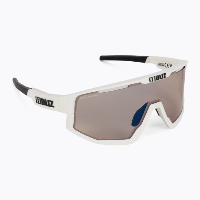 Велосипедні окуляри Bliz Fusion Nano Optics Photochromic S1-S3 матові білі/коричневі 2