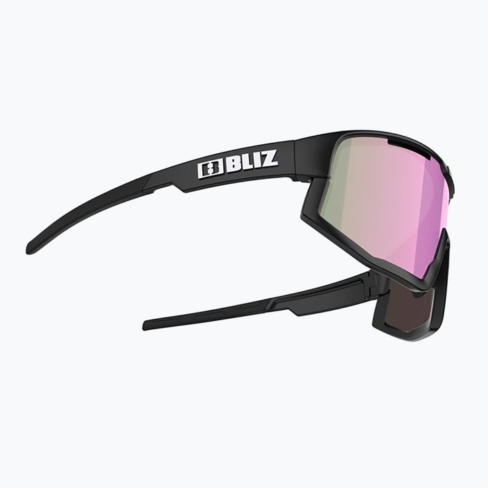 Мульти сонцезахисні окуляри Bliz Fusion Small матові чорні/коричневі/рожеві 2