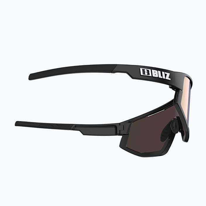 Мульти сонцезахисні окуляри Bliz Fusion Small матові чорні/коричневі/рожеві 3