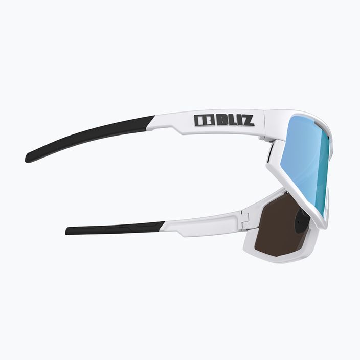 Мульти сонцезахисні окуляри Bliz Fusion Small матові білі/коричневі/сині 3