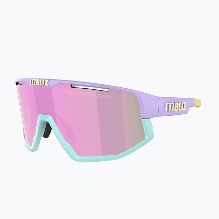 Мульти сонцезахисні окуляри Bliz Fusion Small матові пастельні фіолетові/коричневі/рожеві 5