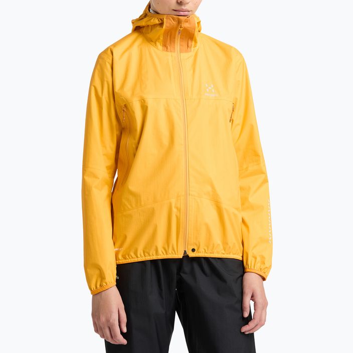 Куртка дощовик жіноча Haglöfs L.I.M Proof жовта 605235