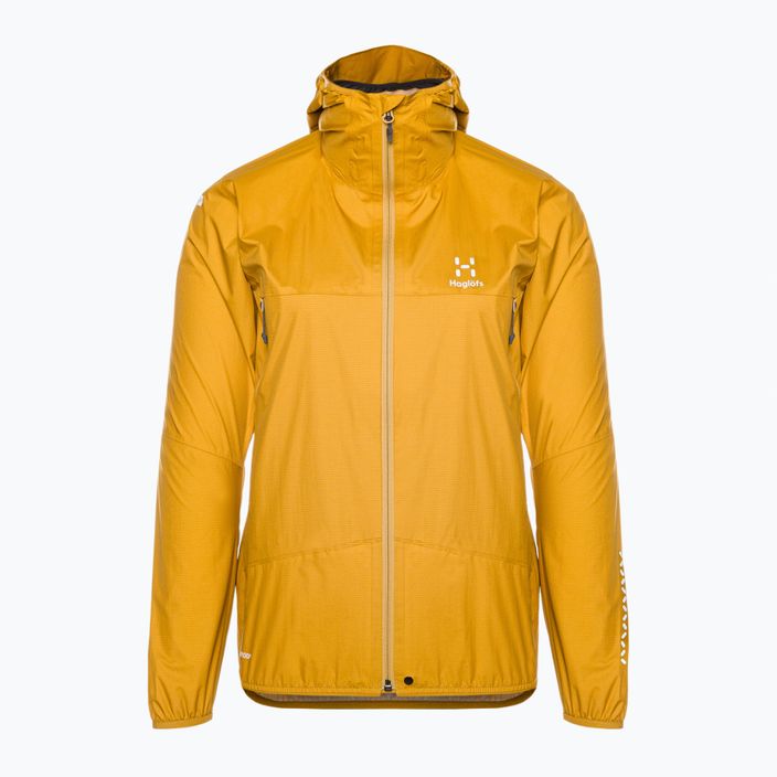 Куртка дощовик жіноча Haglöfs L.I.M Proof жовта 605235 4