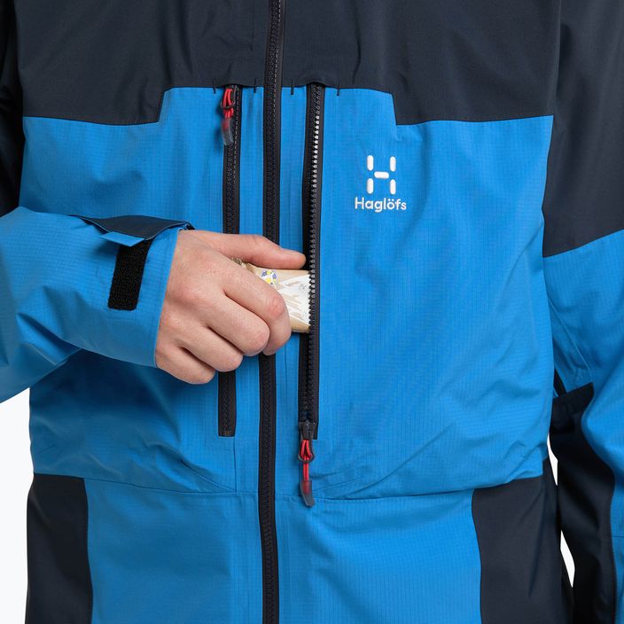 Куртка дощовик чоловіча Haglöfs Spitz GTX PRO блакитна 605390 7