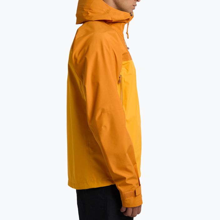 Куртка дощовик чоловіча Haglöfs ROC Flash GTX жовта 606037 9