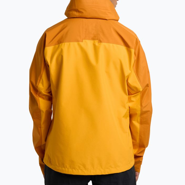 Куртка дощовик чоловіча Haglöfs ROC Flash GTX жовта 606037 10