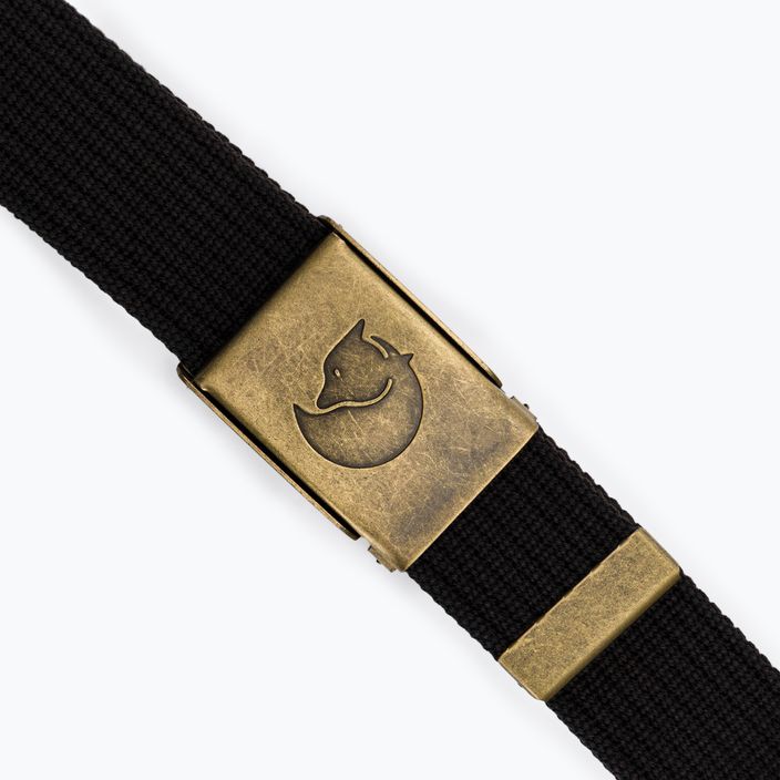 Ремінь для штанів Fjällräven Canvas Brass Belt black 2