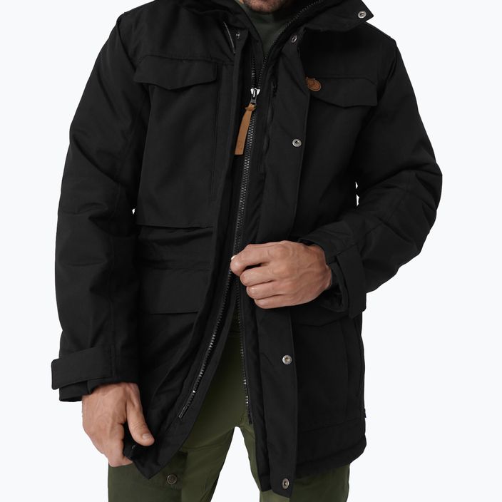 Куртка зимова чоловіча Fjällräven Nuuk Parka black 4