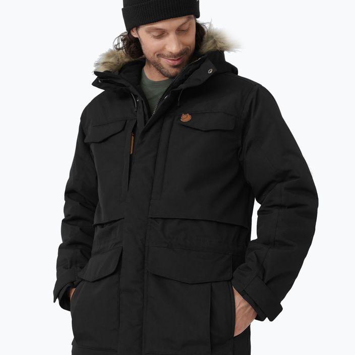 Куртка зимова чоловіча Fjällräven Nuuk Parka black 5