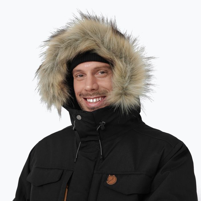 Куртка зимова чоловіча Fjällräven Nuuk Parka black 7