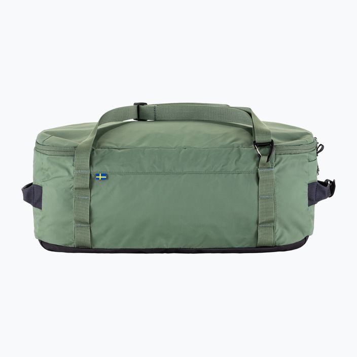 Туристична сумка Fjällräven High Coast Duffel 22 л зеленого кольору з патиною 3