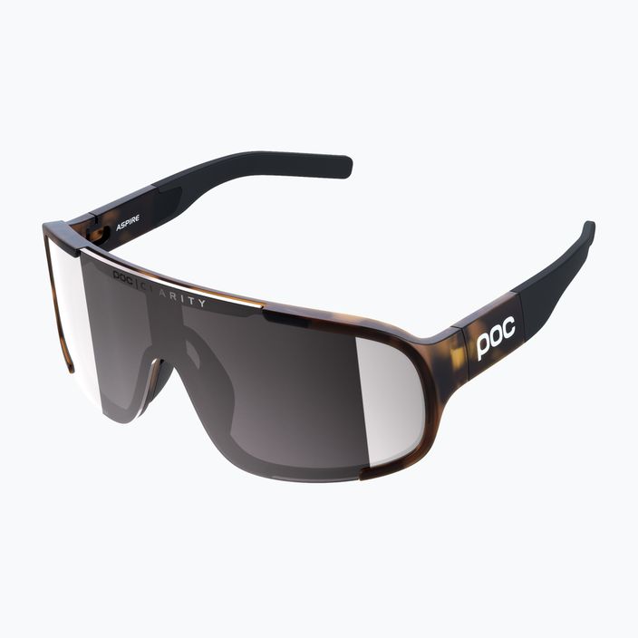 Сонцезахисні окуляри POC Aspire черепаховий коричневий / ясність дороги / сонячне срібло