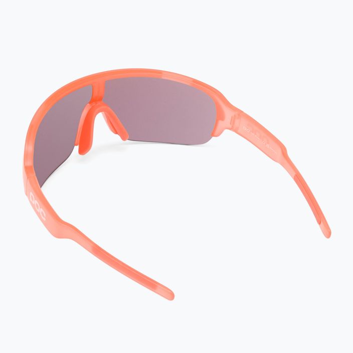 Велосипедні окуляри POC Do Half Blade флуоресцентні помаранчеві напівпрозорі 2