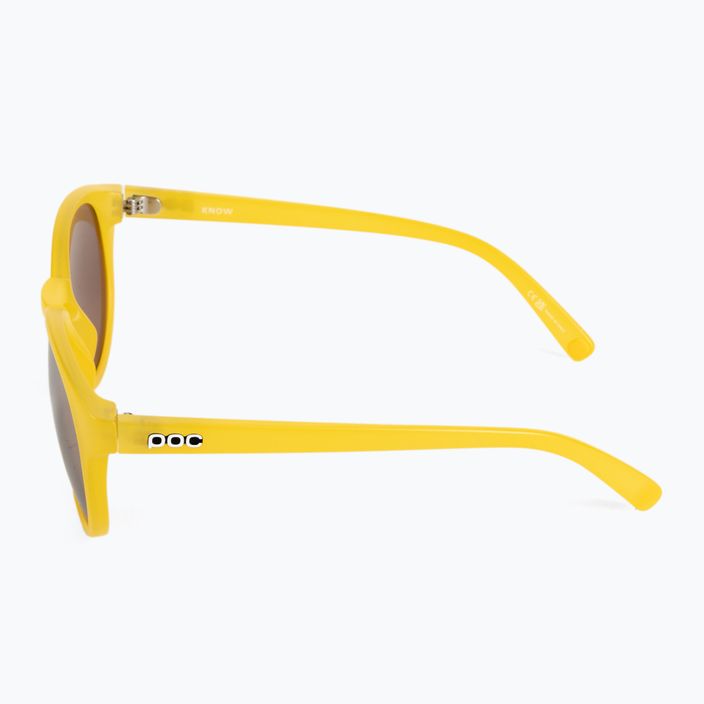Сонцезахисні окуляри POC Know aventurine yellow translucent/clarity trail silver 4