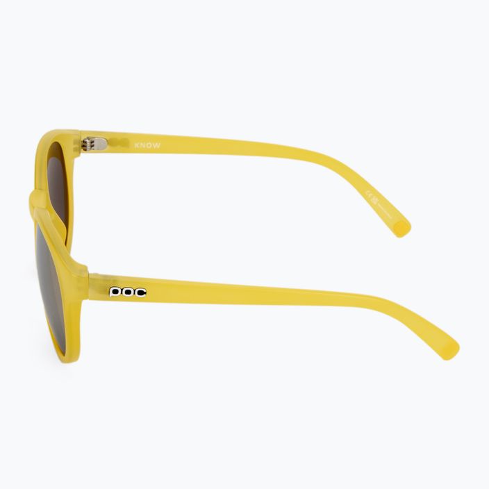 Сонцезахисні окуляри POC Know aventurine yellow translucent/clarity road silver 4