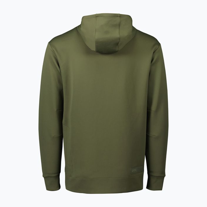 Кофта трекінгова чоловіча POC Poise Hoodie epidote green 5