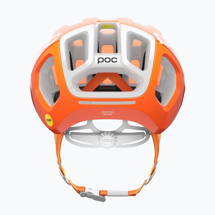 Велосипедний шолом POC Ventral Tempus MIPS флуоресцентний помаранчевий avip 10