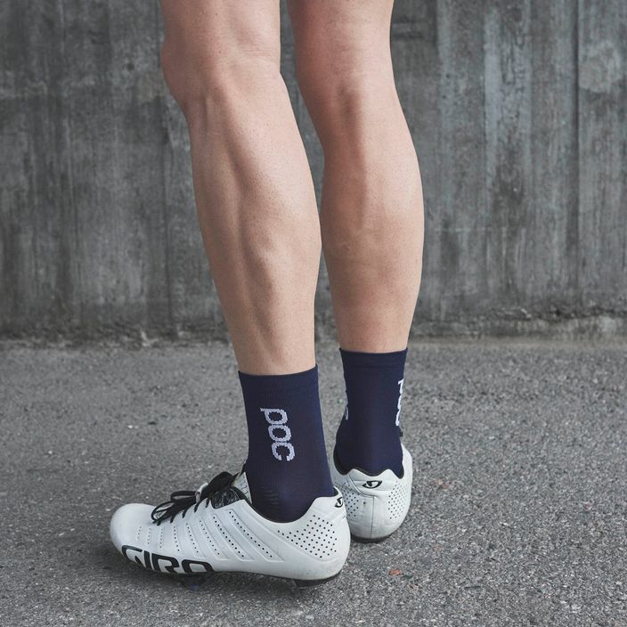 POC Essential Road Короткі шкарпетки для велоспорту бірюзові темно-сині 4