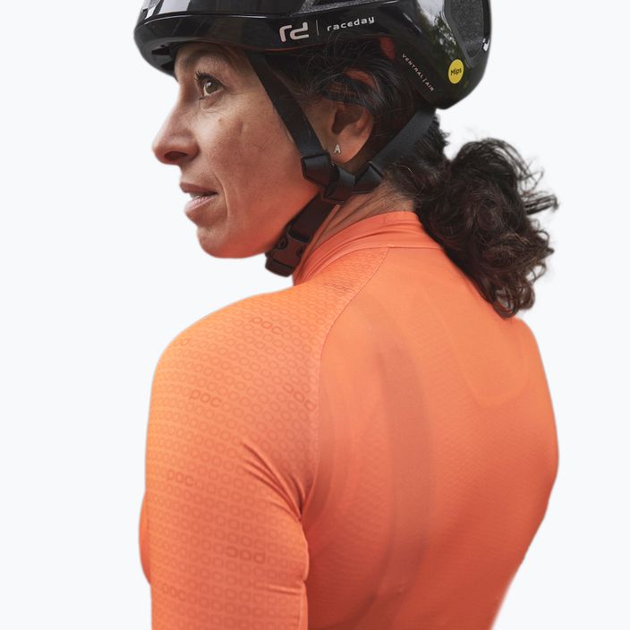 Велофутболка жіноча POC Essential Road zink orange 3