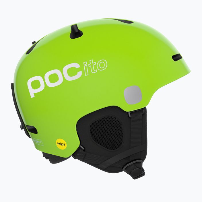 Шолом лижний дитячий POC POCito Fornix MIPS fluorescent yellow/green 11