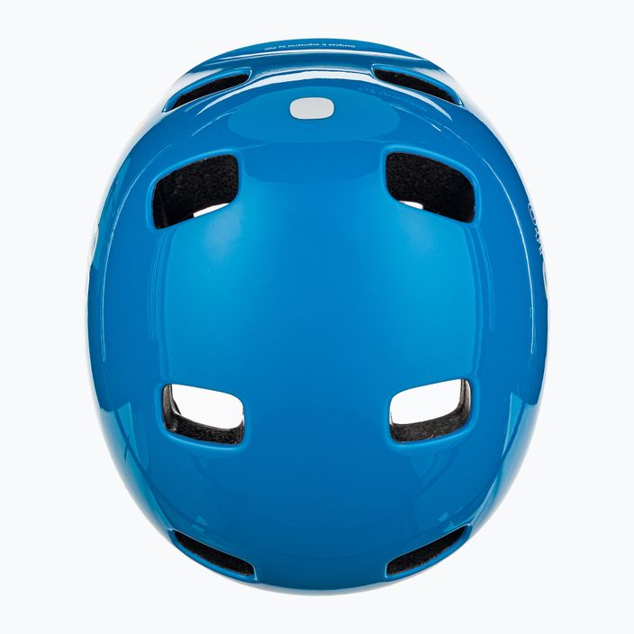 Дитячий велосипедний шолом POC Pocito Crane MIPS флуоресцентний синій 6