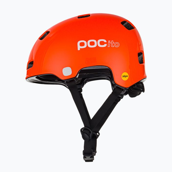 Дитячий велосипедний шолом POC Pocito Crane MIPS флуоресцентний помаранчевий 5