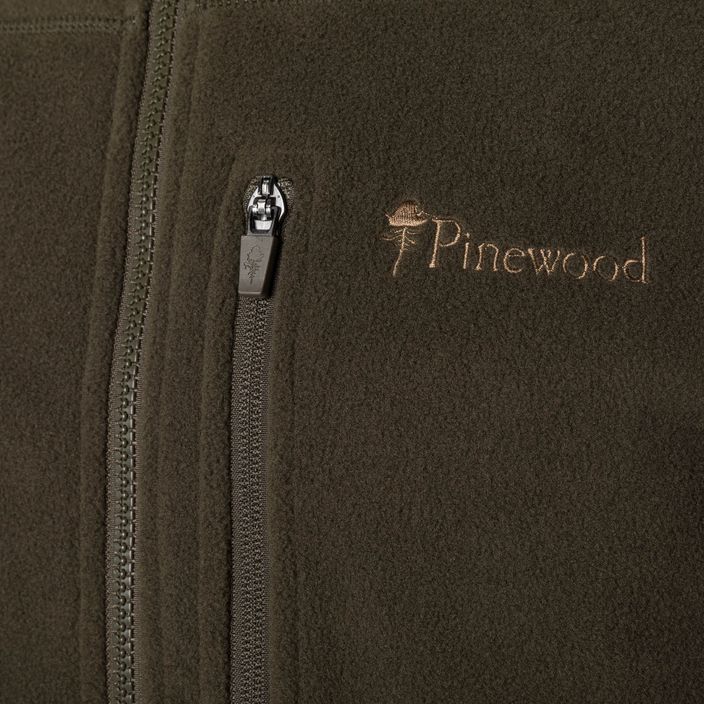 Жилет туристичний чоловічий Pinewood Pirsch Fleece h.green 3