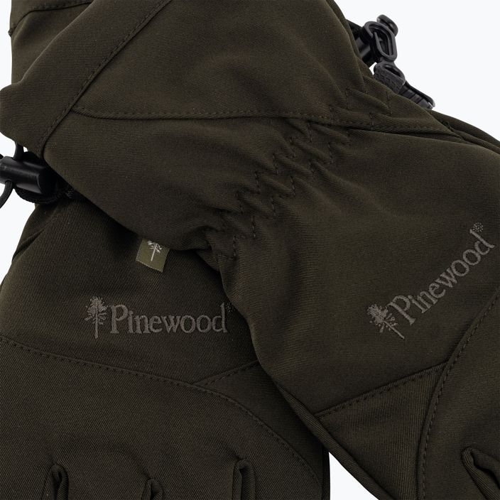 Чоловічі трекінгові рукавички Pinewood Padded 5-F d.green 5