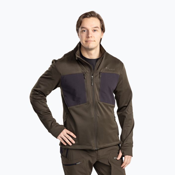 Чоловічий світшот Pinewood Abisko Power Fleece моховий зелений