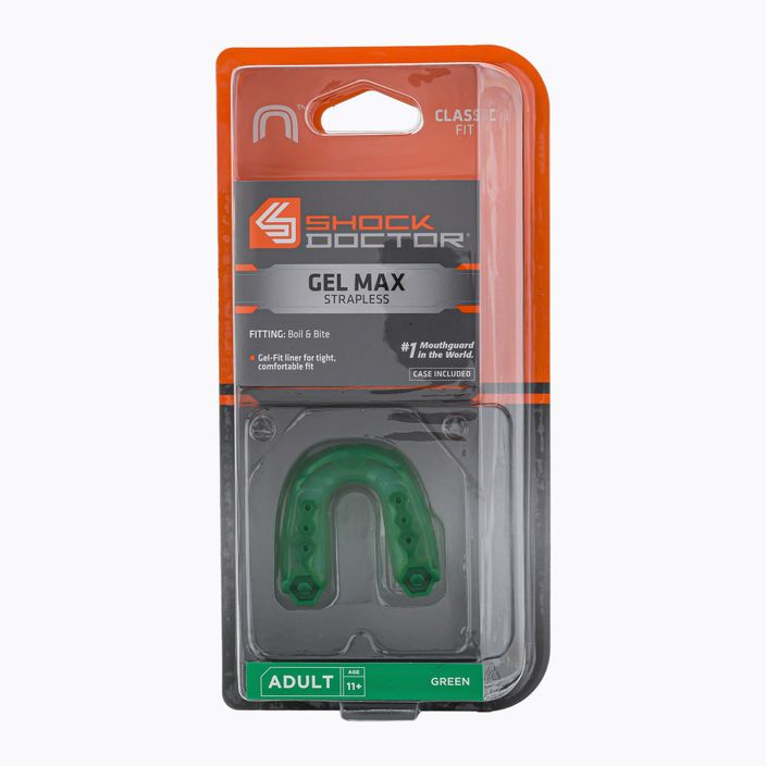 Капа Shock Doctor Gel Max зелена SHO575