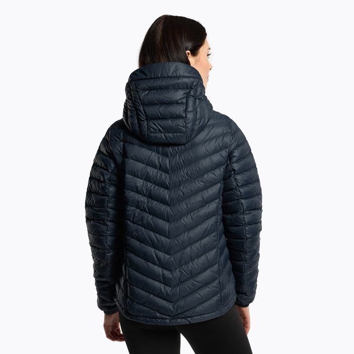 Куртка лижна жіноча Peak Performance Frost Down Hood темно-синя G76433040 3