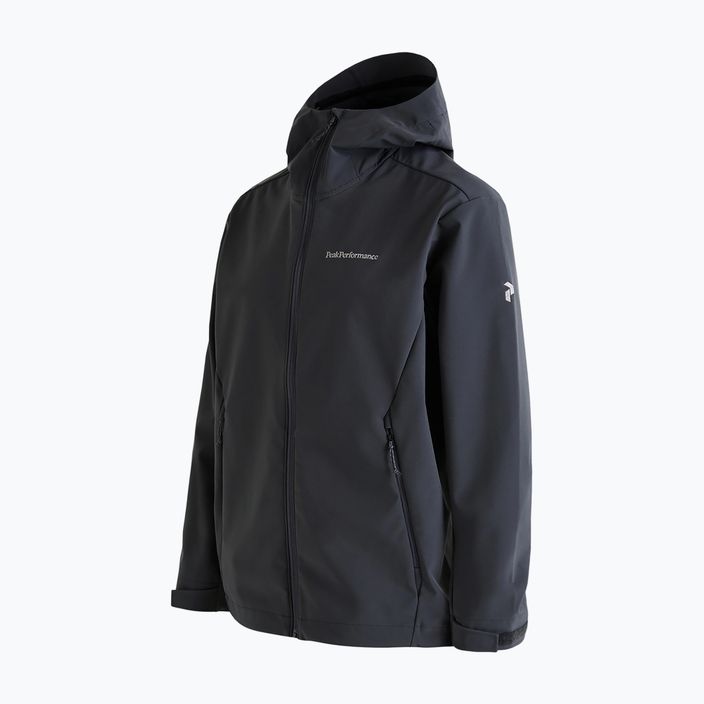 Куртка софтшел чоловіча Peak Performance Explore Hood сіра G77112050 2
