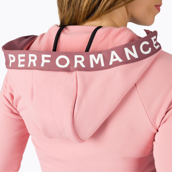 Кофта трекінгова жіноча Peak Performance Rider Zip Hood рожева G77256070 5