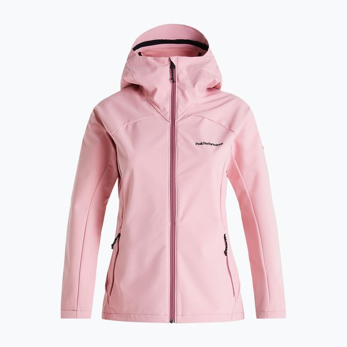 Куртка софтшел жіноча Peak Performance Explore Hood рожева G77109050