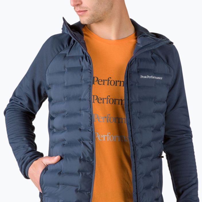 Гібридна куртка чоловіча Peak Performance Argon Hybrid Hood синя G77240010 4