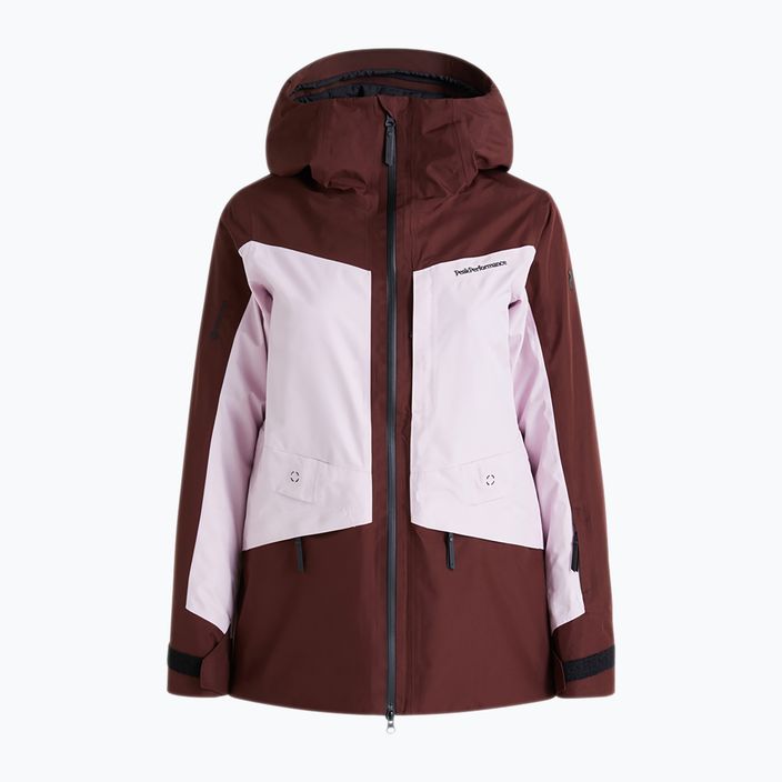 Куртка лижна жіноча Peak Performance Gravity 2L GoreTex рожево-коричнева G78250010 7