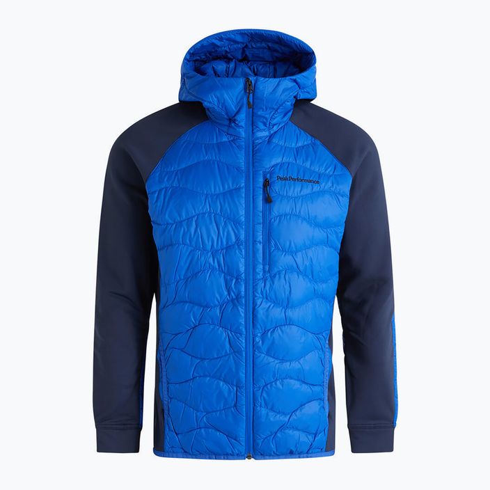 Гібридна куртка чоловіча Peak Performance Helium Down Hybrid Hood блакитна G77855110